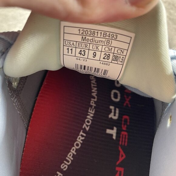 Brooks Womens Adrenaline GTS 23 1203811B493 Blue Running Shoes Sneakers Sz 11 B - Picture 10 of 10